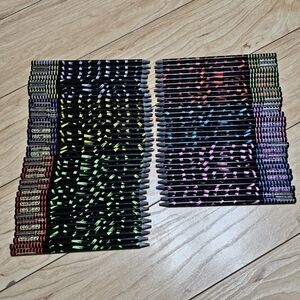 M.Y.T. Trading Co. Lot of 65 Rainbow Night Flash Colored Pencils Made in Japan